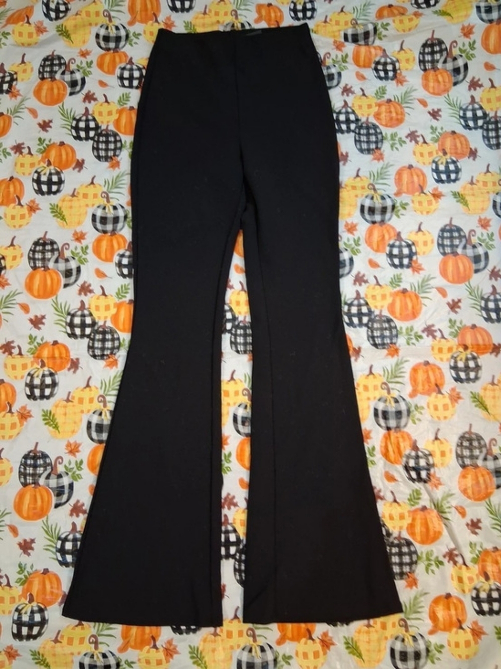 H&M Flared Jersey Pants Black XS